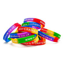 Load image into Gallery viewer, Noah’s Rainbow Donation Wristband
